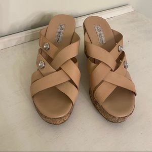 Brighton Derby Cork Wedges